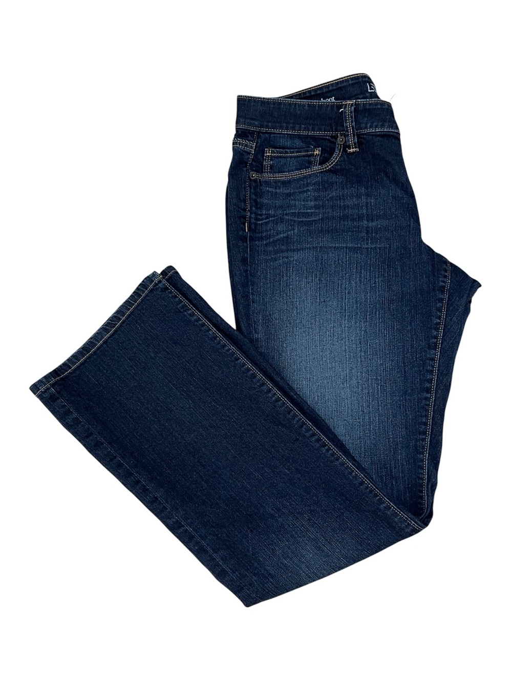Ann Taylor LOFT Curvy Boot Women’s Size 29 US High Rise Straight Leg Jeans Blue